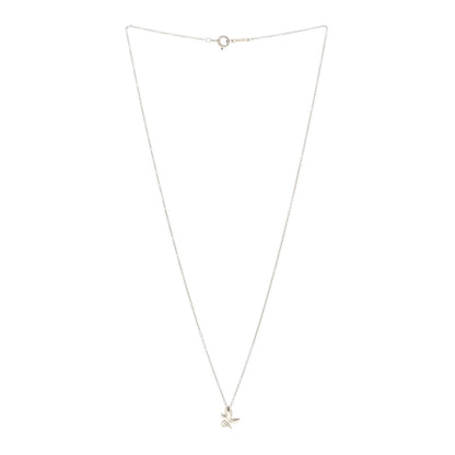 Tiffany Sterling Silver Paloma Picasso Olive Leaf Pendant Necklace 3 of 4