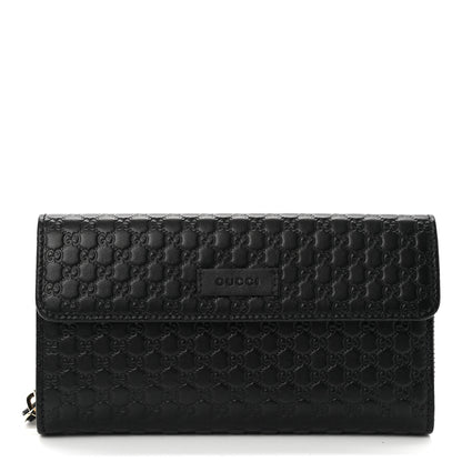 Gucci Soft Microguccissima Continental Zip Wallet Black 1 of 6