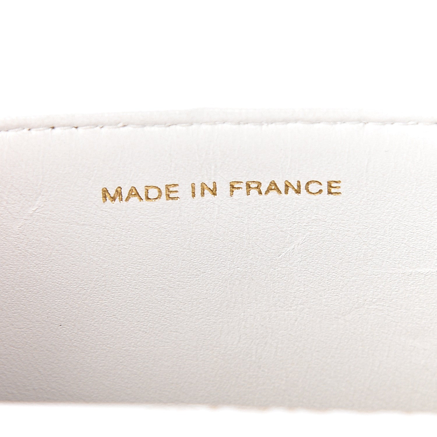 Chanel Lambskin Quilted Medium Double Flap White 7 of 17