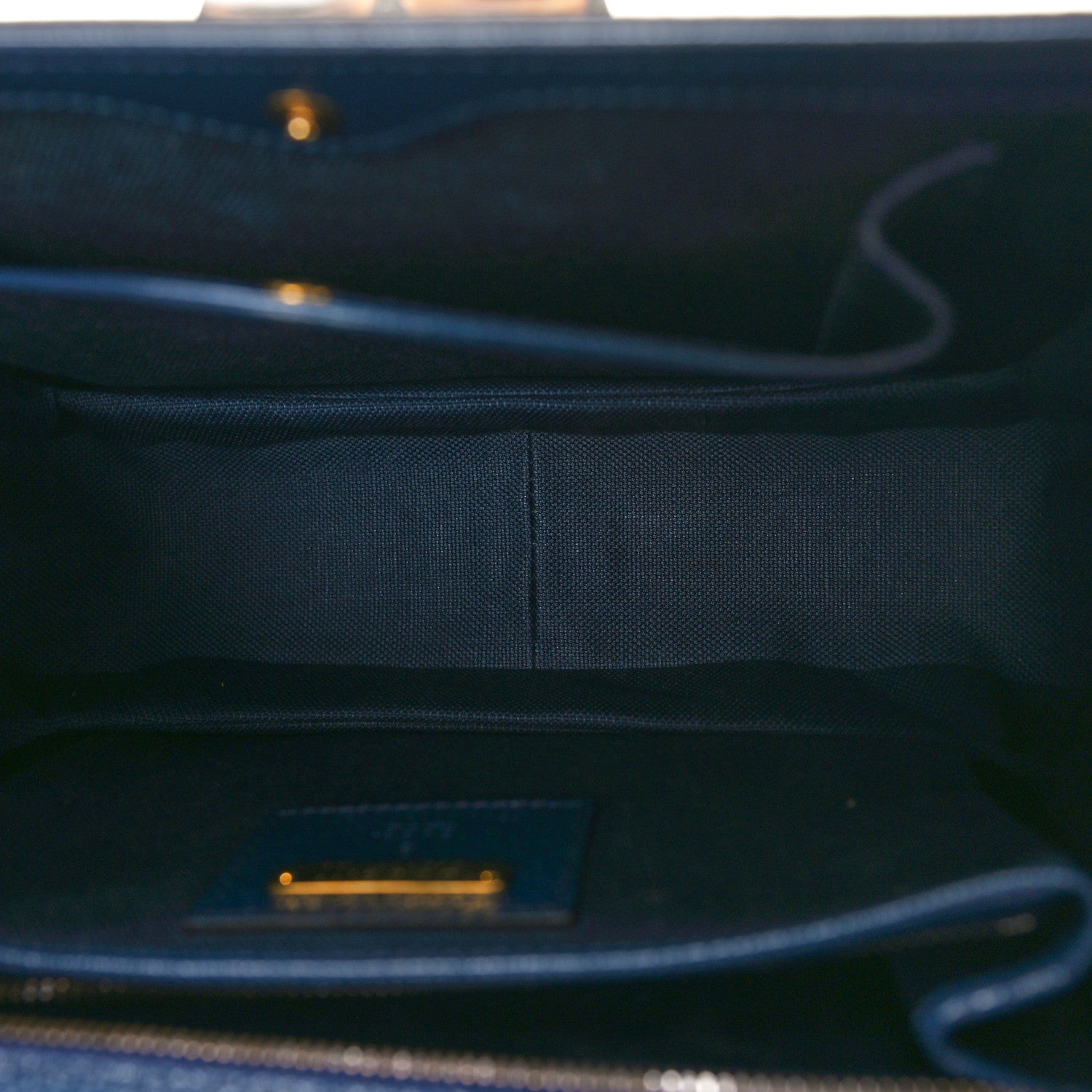 Gucci Calfskin Kaleidoscope Medium Bamboo 1947 Top Handle Bag Blue Orange Multicolor Blue Agata 6 of 11