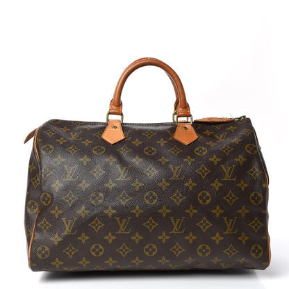 Louis Vuitton Monogram Speedy 35 1 of 18