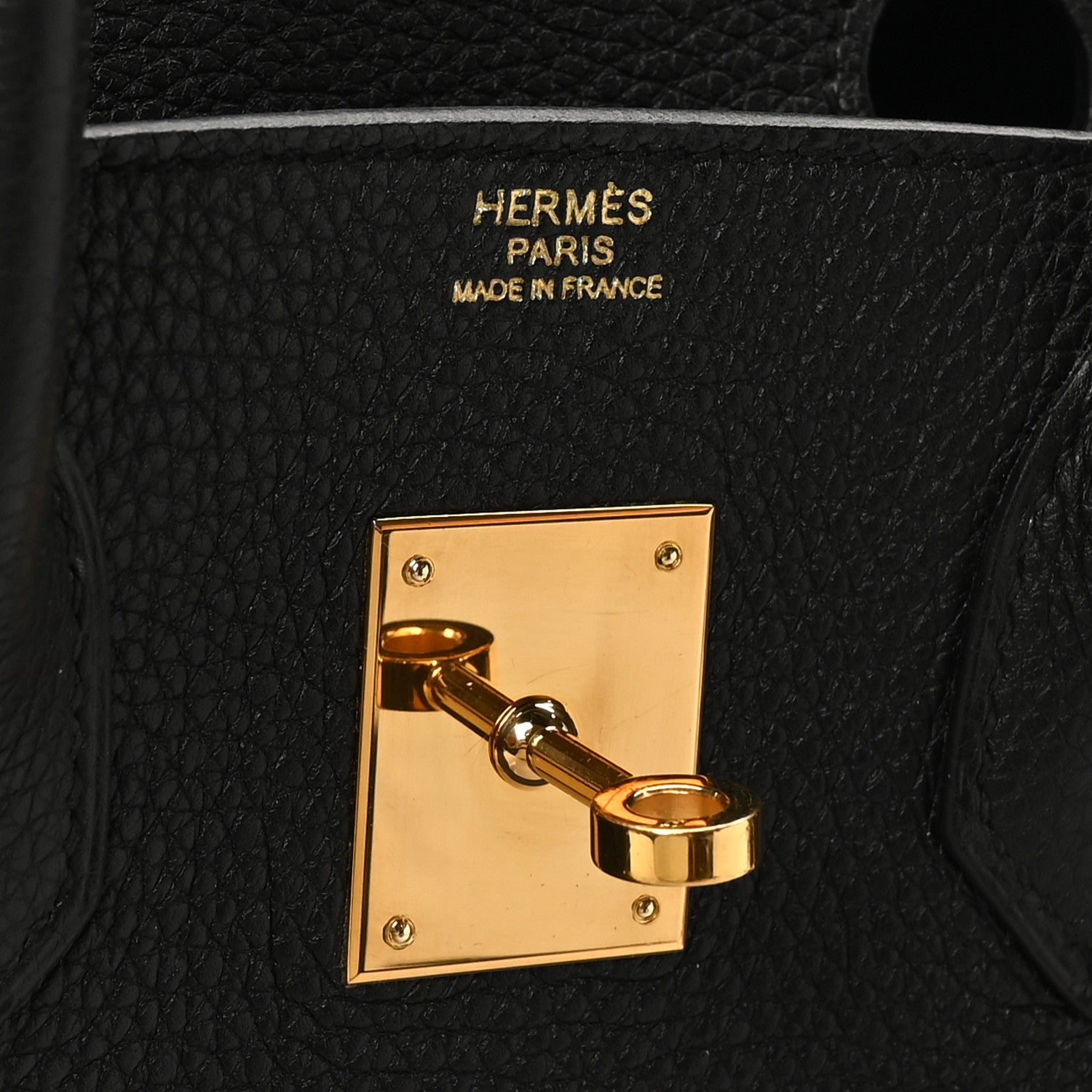 Hermes Togo BIRKIN 30 Black 6 of 10