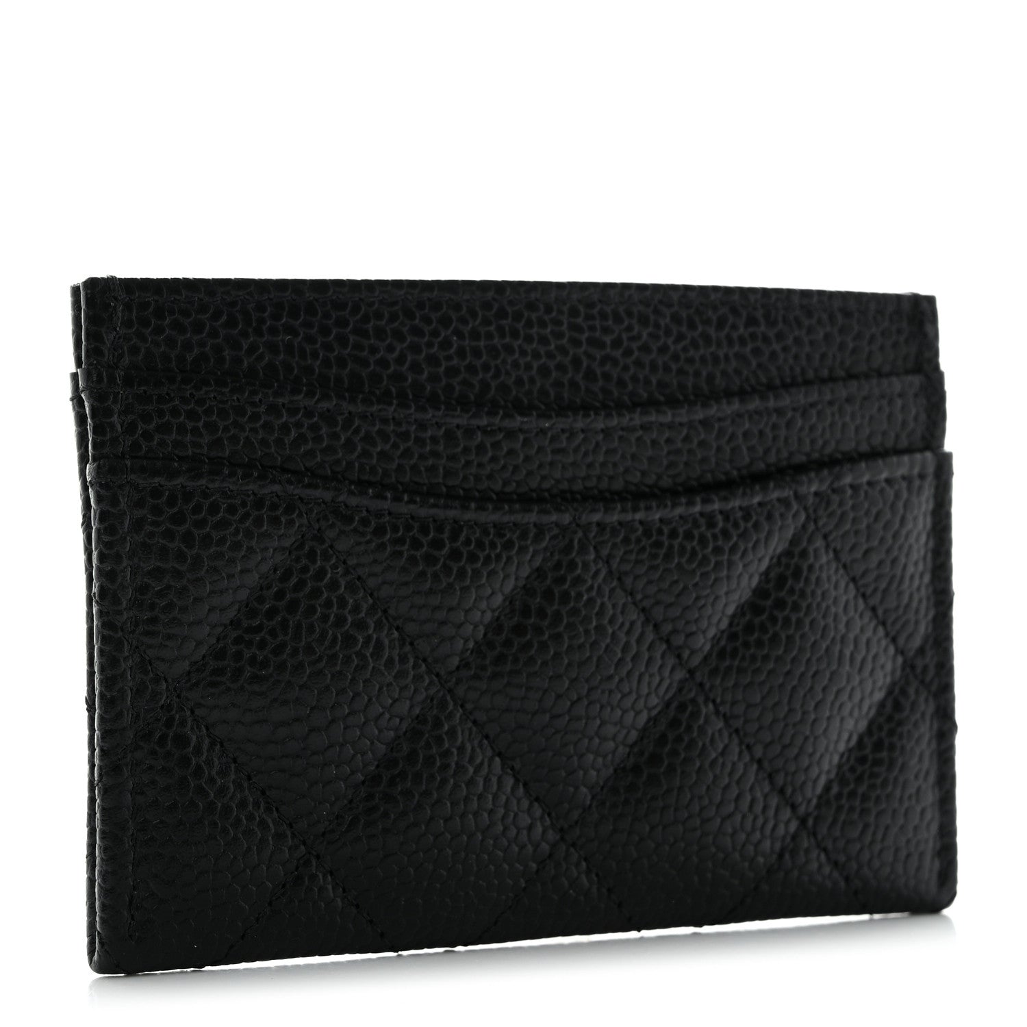 Chanel Caviar Quilted Card Holder Black 3 of 10