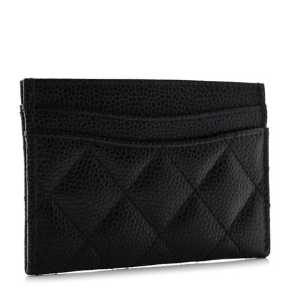 Chanel Caviar Quilted Card Holder Black 3 of 10