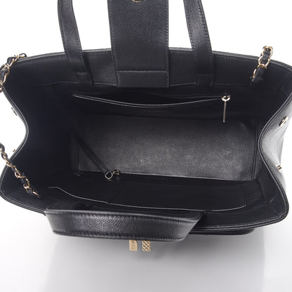 Chanel Caviar Quilted Large Business Affinity Shopping Bag Black 5 of 7