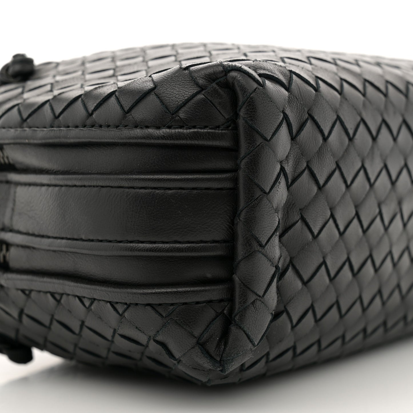 Nappa Intrecciato Nodini Bag Black