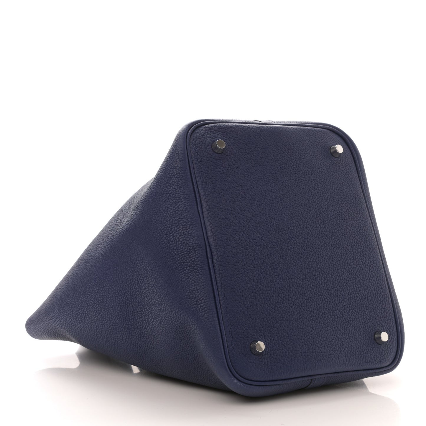 Taurillon Clemence Picotin Lock 22 MM Bleu Saphir
