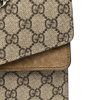 Gucci GG Supreme Monogram Medium Dionysus Shoulder Bag Taupe 13 of 14