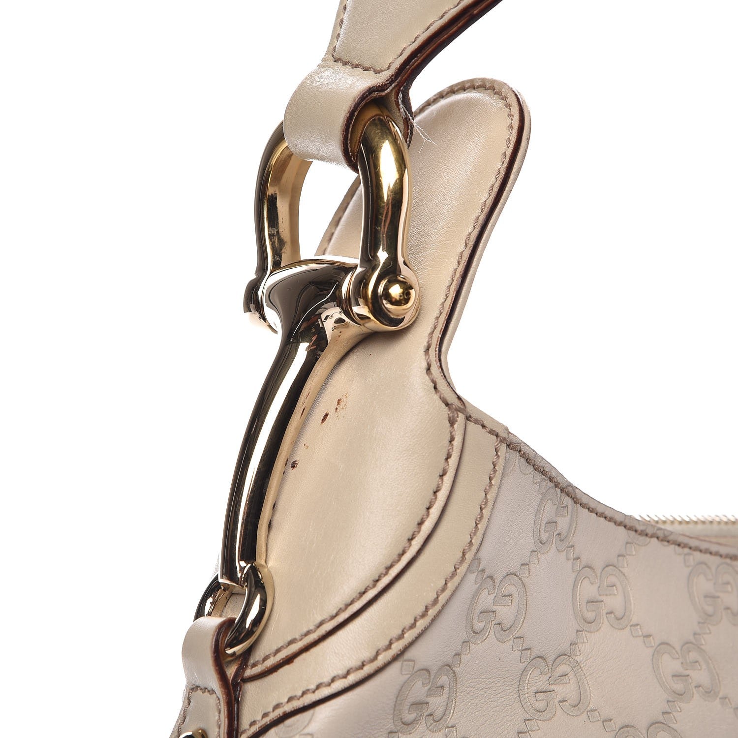 Gucci Guccissima Creole Hobo White 8 of 13