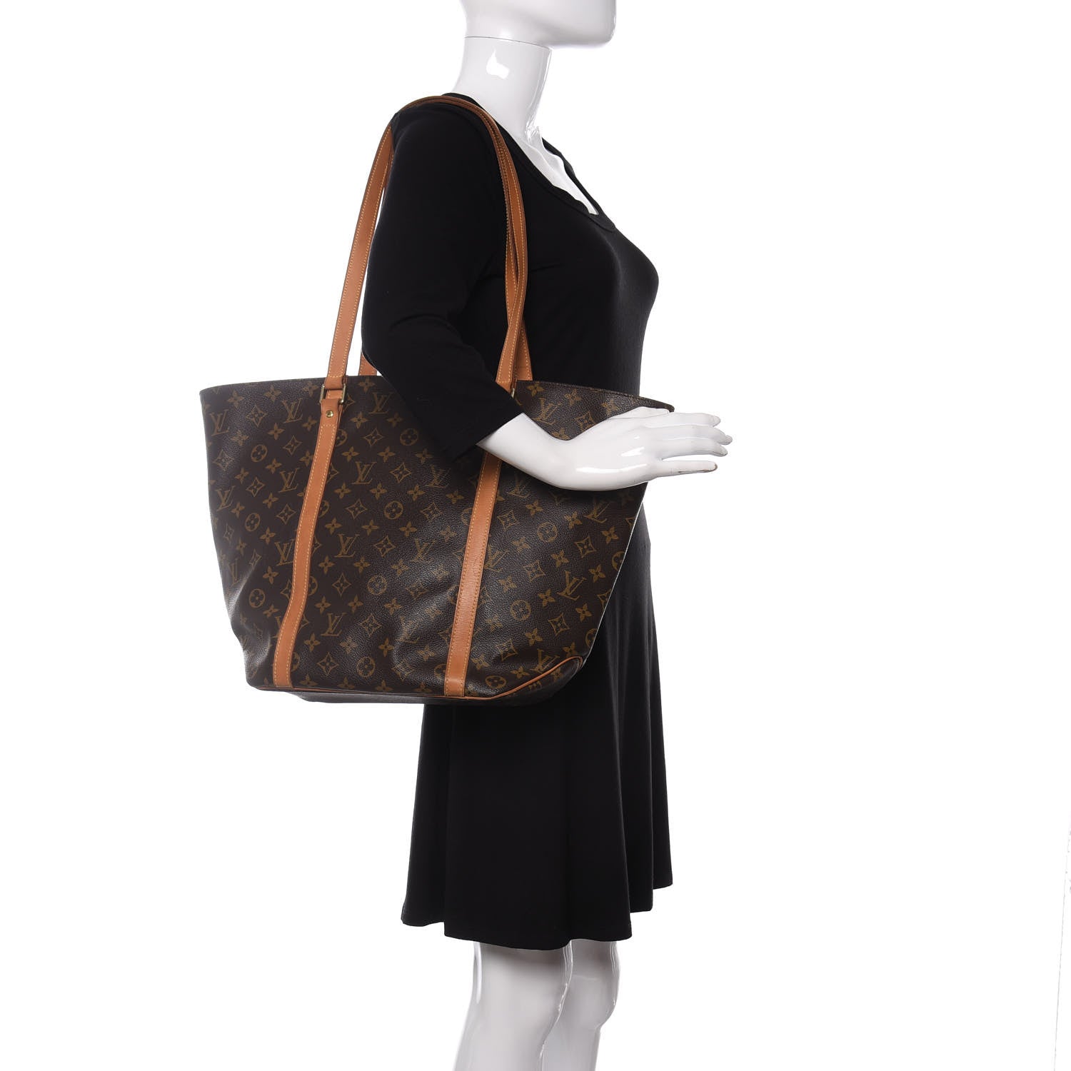 Louis Vuitton Monogram Sac Shopping Tote 2 of 10