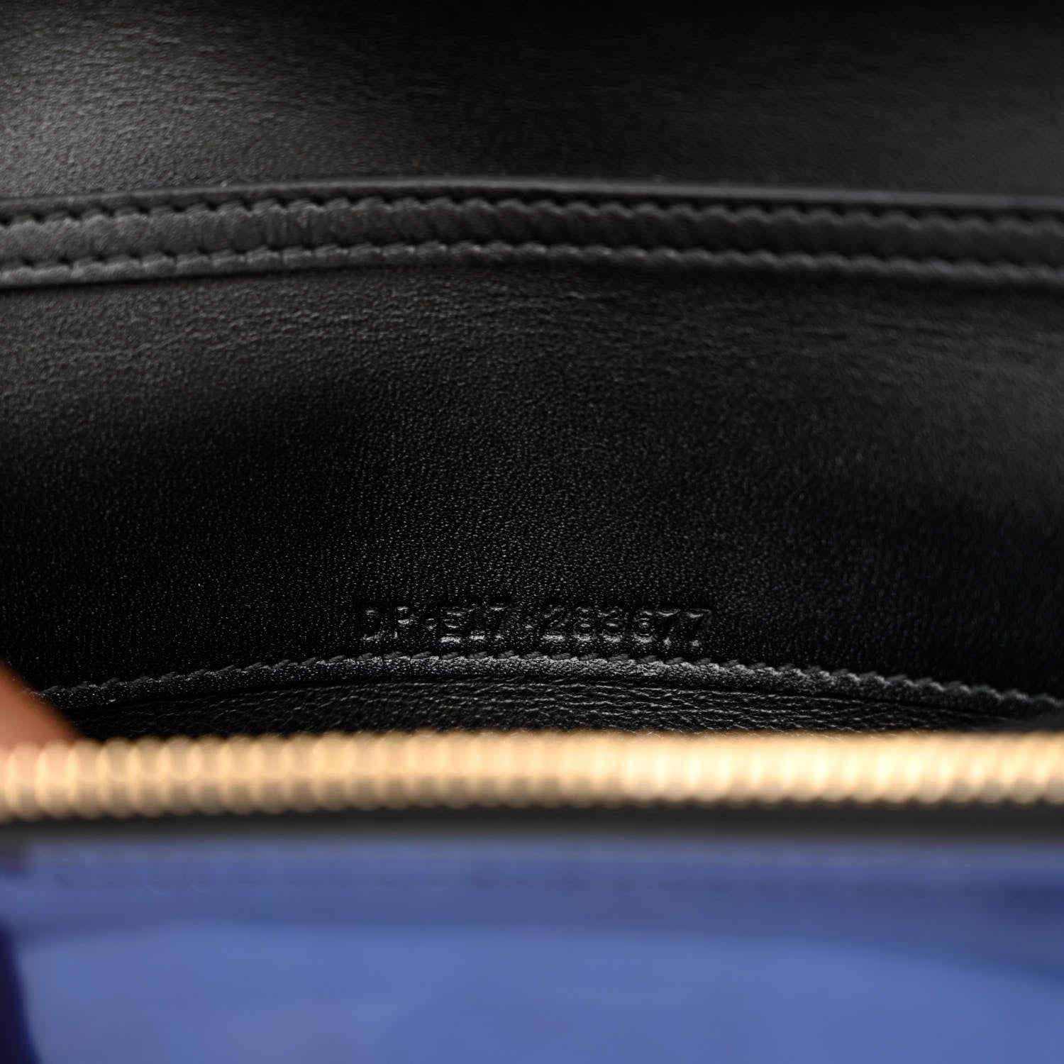 Bulgari Metallic Serpenti Forever Chain Wallet Dark Blue 7 of 11