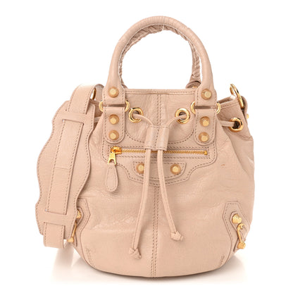 Balenciaga Agneau Giant 12 Gold Hardware Mini Pompon Rose Aubepine Rose Light 1 of 13