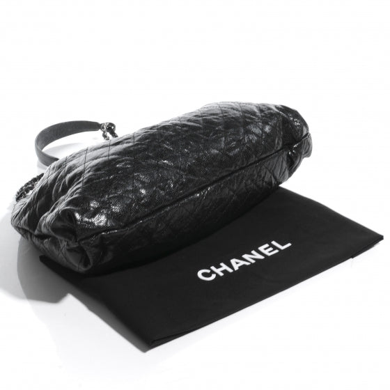 Chanel Caviar Quilted Large Elastic Tote Black 4 of 7