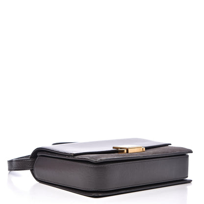 Saint Laurent Smooth Calfskin Suede Medium Bellechasse Grey 3 of 20