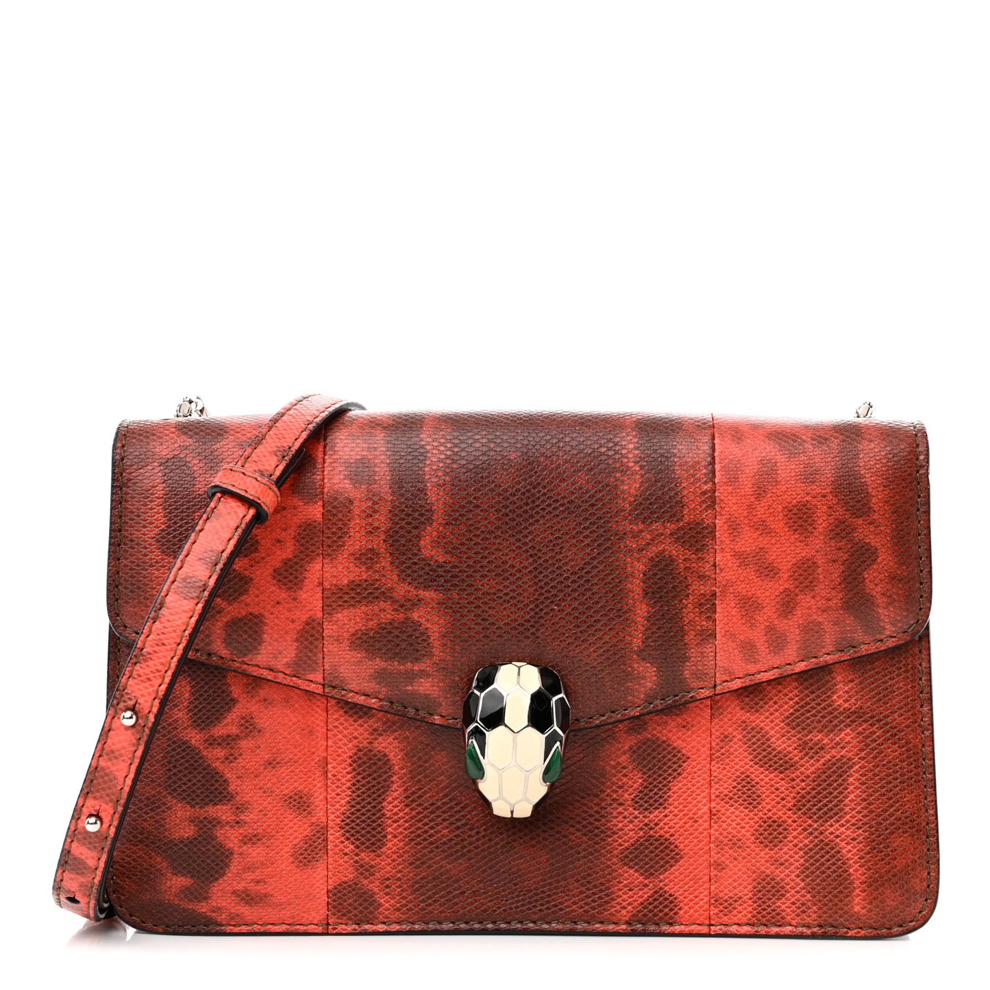 Karung Serpenti Forever Small Shoulder Bag Red