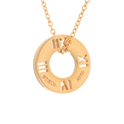 Tiffany 18K Yellow Gold Diamond Atlas Pierced Pendant Necklace 4 of 4