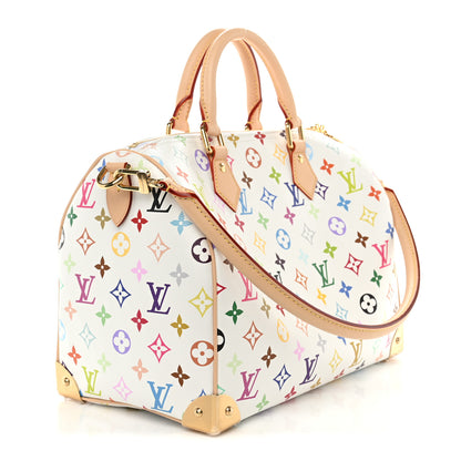 Louis Vuitton LV X TM Monogram Multicolor Speedy Soft 30 White 3 of 9