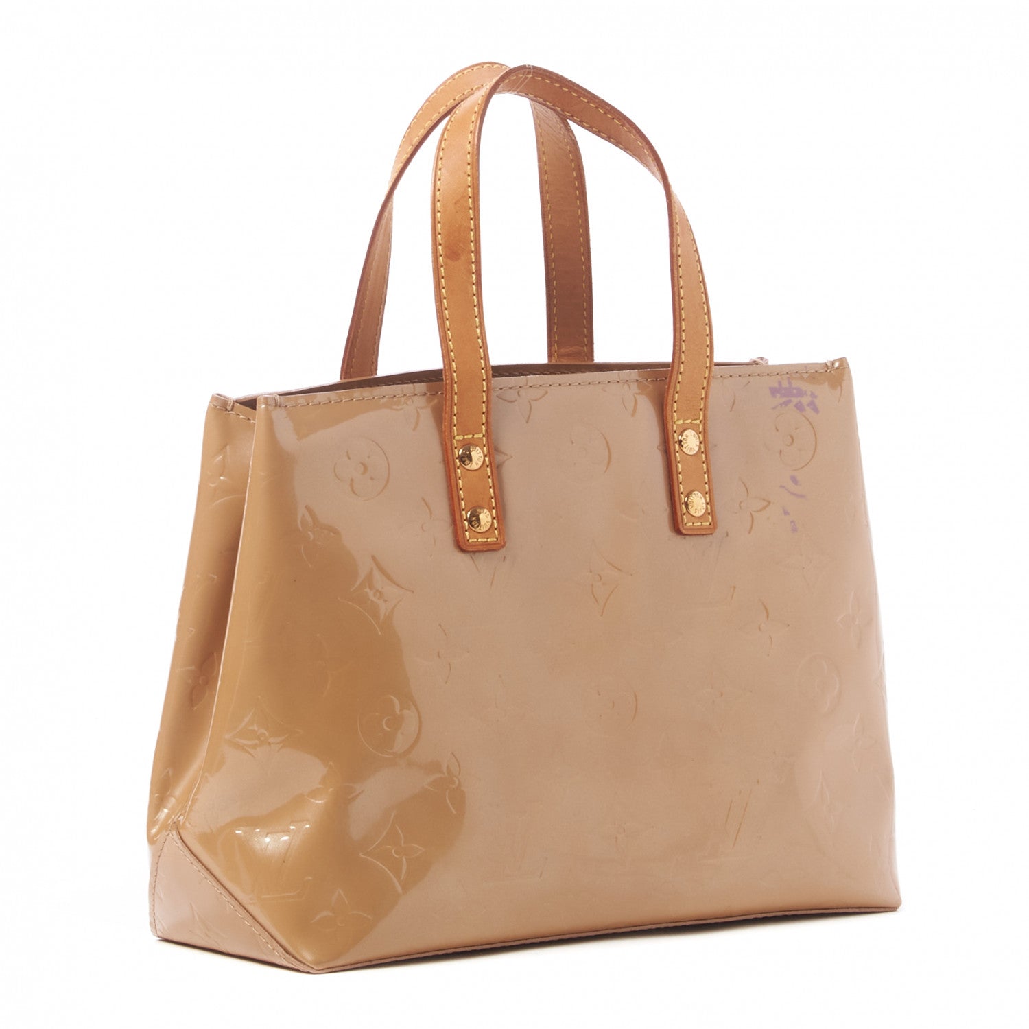 Louis Vuitton Vernis Reade PM Beige 3 of 9