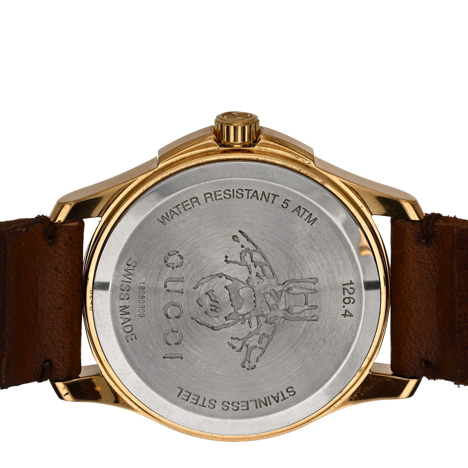 Gucci Stainless Steel Calfskin 38mm Le Marche Des Merveilles Snake Quartz Watch 4 of 7