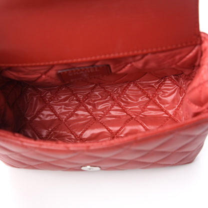 Chanel Lambskin Quilted Flap Cosmetic Case Red 4 of 6