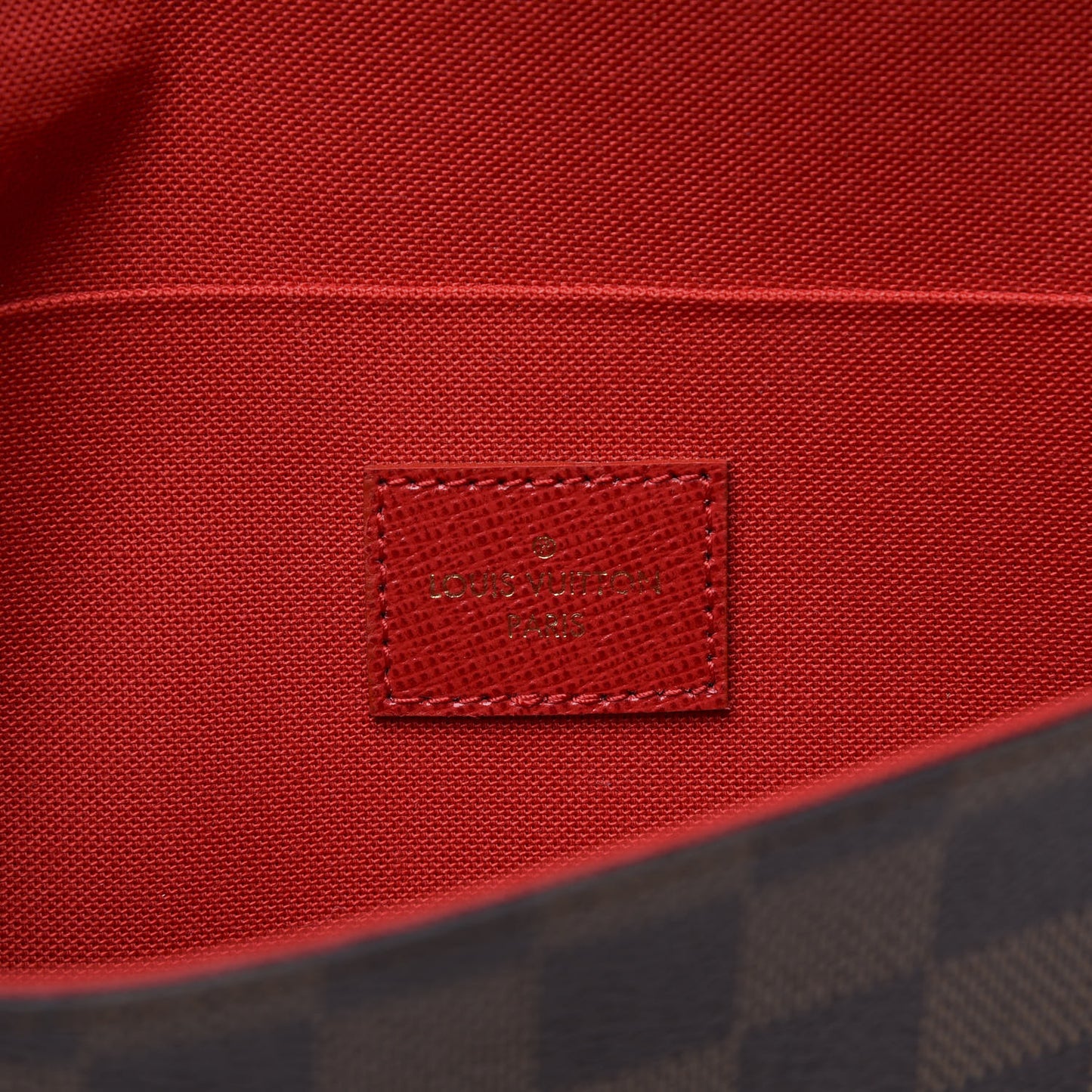 Damier Ebene Pochette Felicie Chain Wallet