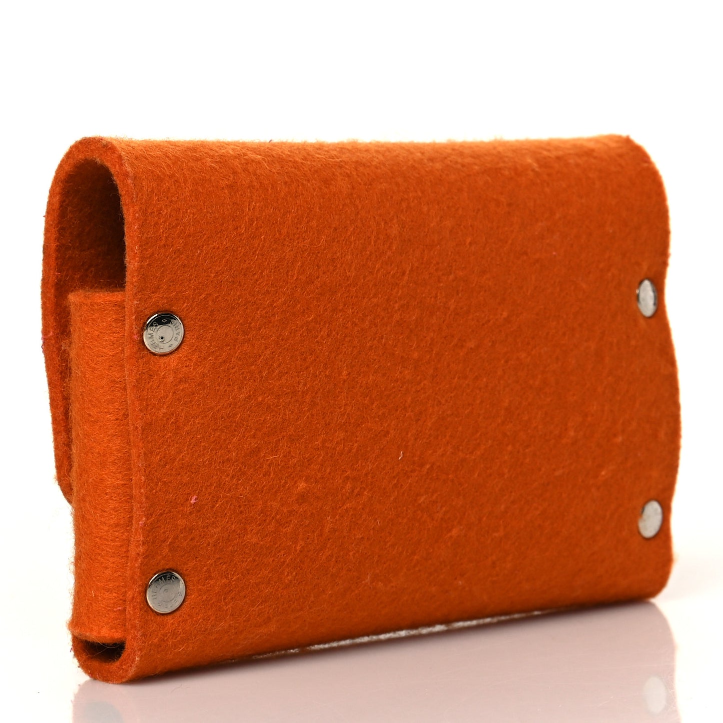 Felt Mises et Relances Playing Cards Holder Orange