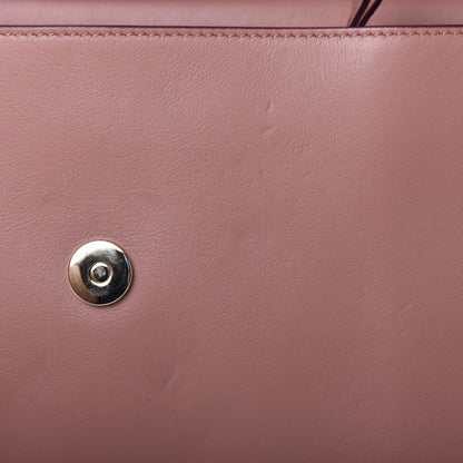 Chloe Calfskin Suede Medium Faye Shoulder Bag Misty Rose Dark Purple 10 of 12