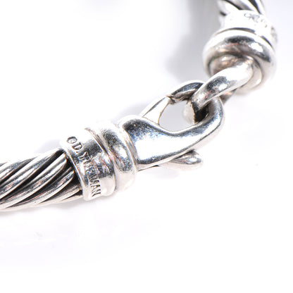 David Yurman Sterling Silver 14k Gold Ball Hampton 7mm Bracelet 4 of 6