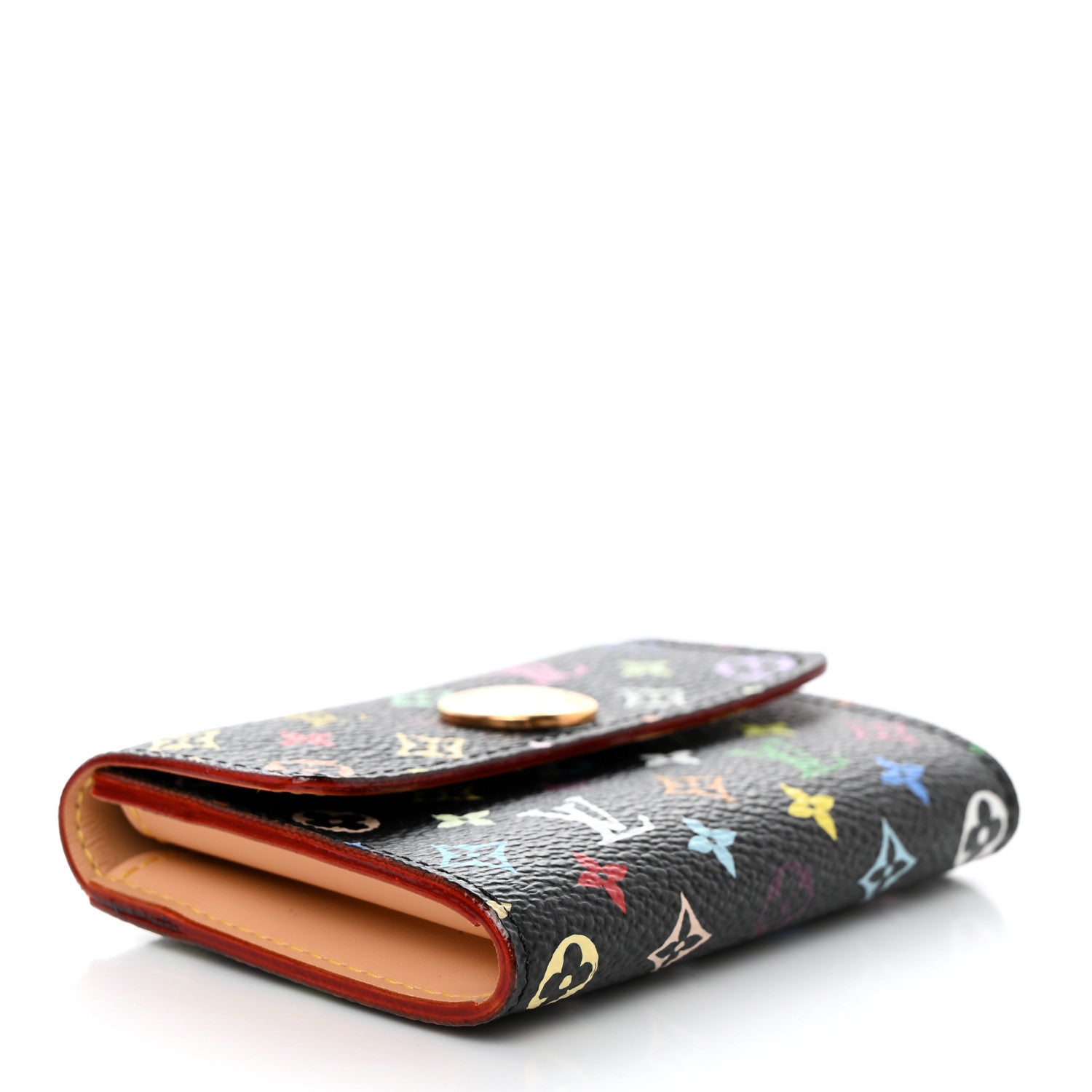 Louis Vuitton Monogram Multicolor Business Card Holder Black 4 of 7