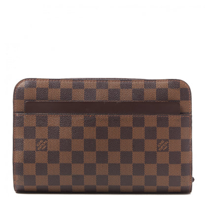Louis Vuitton Damier Ebene Pochette Saint Louis Clutch 1 of 7