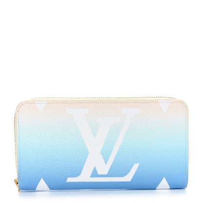 Louis Vuitton Monogram Giant By The Pool Zippy Wallet Blue 1 of 10