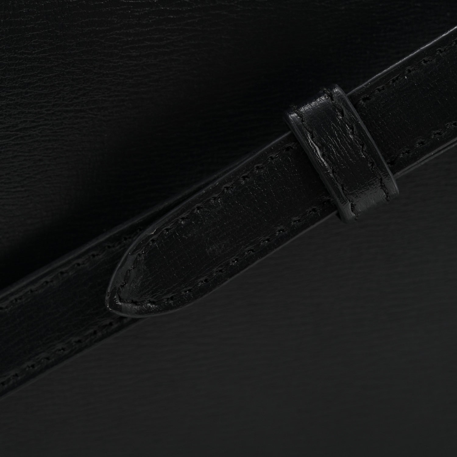 Saint Laurent Calfskin Medium Bellechasse Satchel Navy 14 of 14