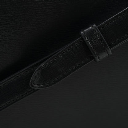 Saint Laurent Calfskin Medium Bellechasse Satchel Navy 14 of 14