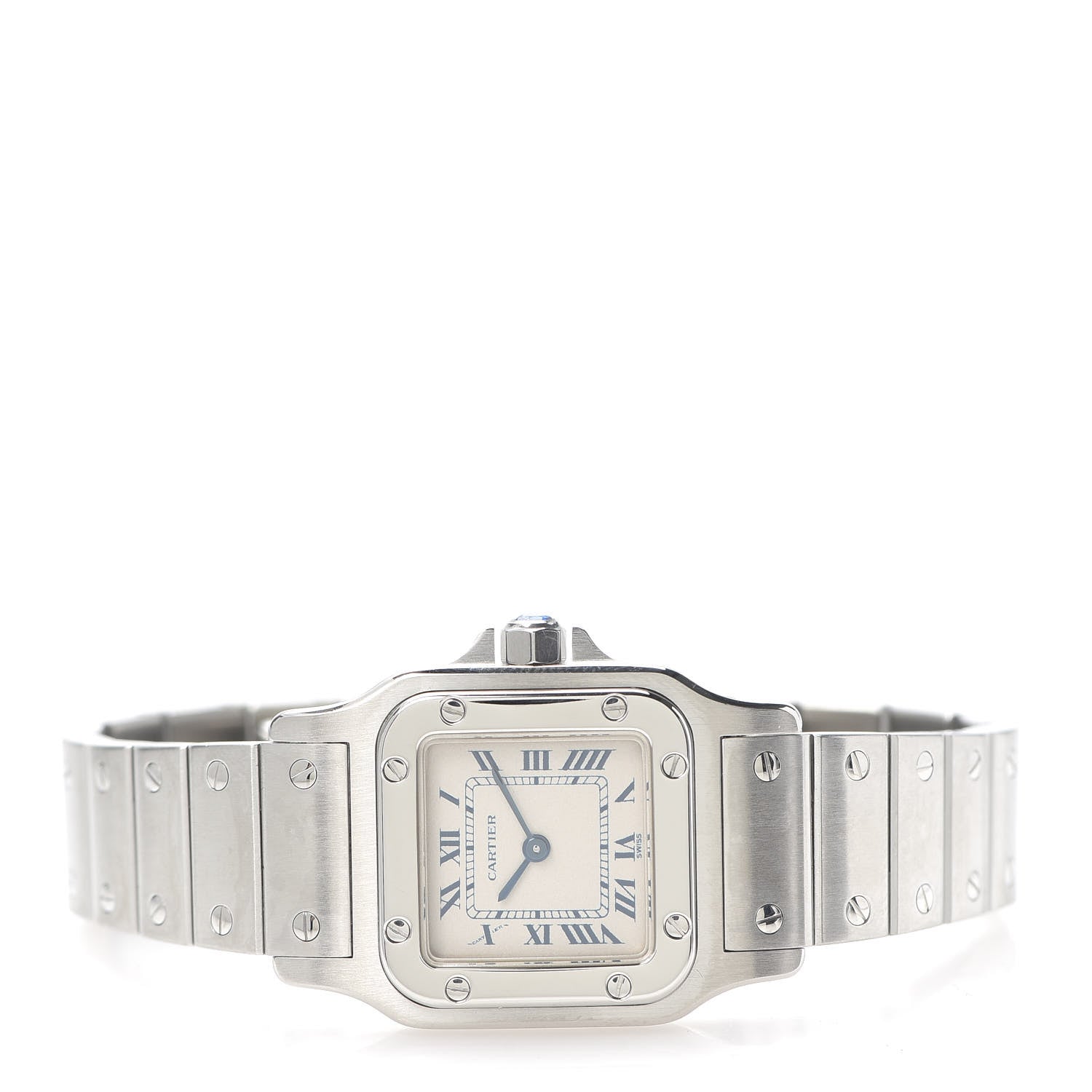 Cartier Stainless Steel 24mm Santos de Galbee Quartz Watch 3 of 6