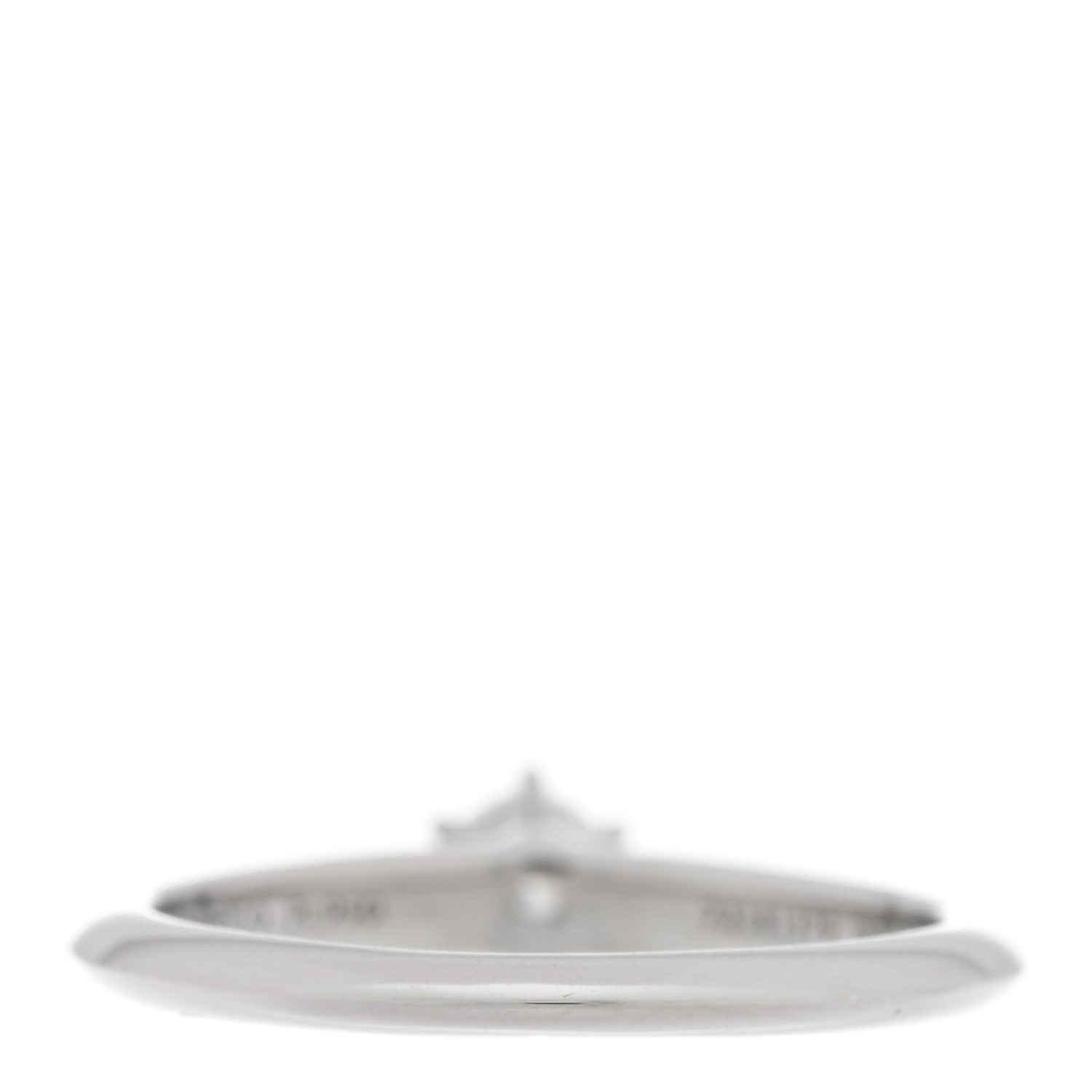 Tiffany Platinum Diamond .19ct Solitaire Engagement Ring 49 5 3 of 4