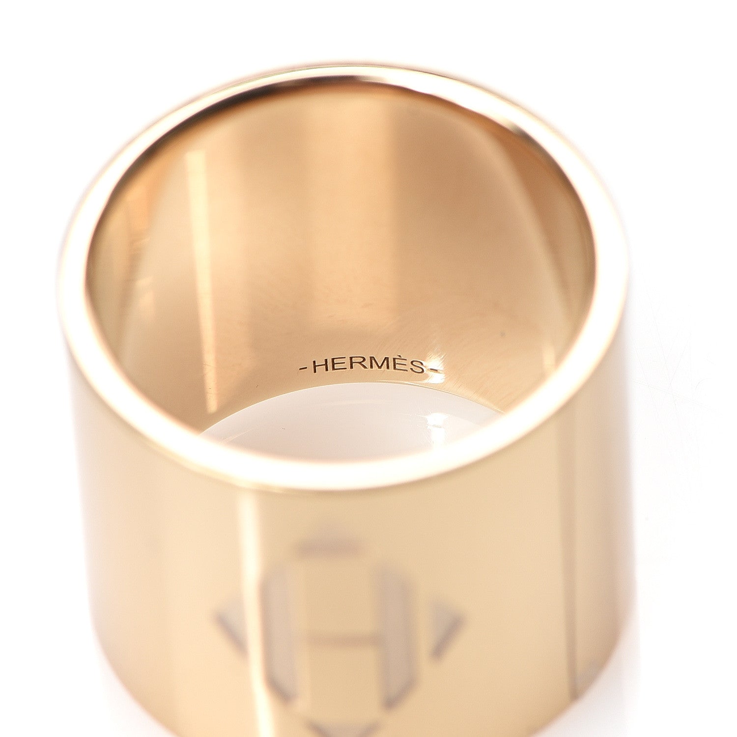 Hermes Permabrass Diamante Scarf Ring 4 of 5