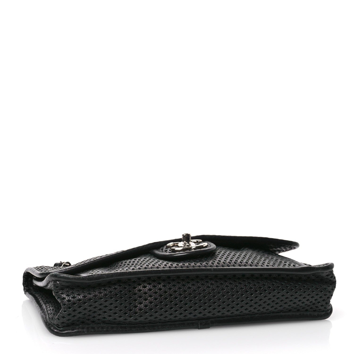Chanel Perforated Calfskin Large Up In The Air Flap Black 4 of 11