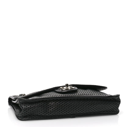 Chanel Perforated Calfskin Large Up In The Air Flap Black 4 of 11