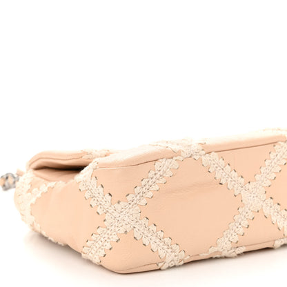 Chanel Calfskin Crochet Medium Chanel 19 Flap Beige 8 of 9
