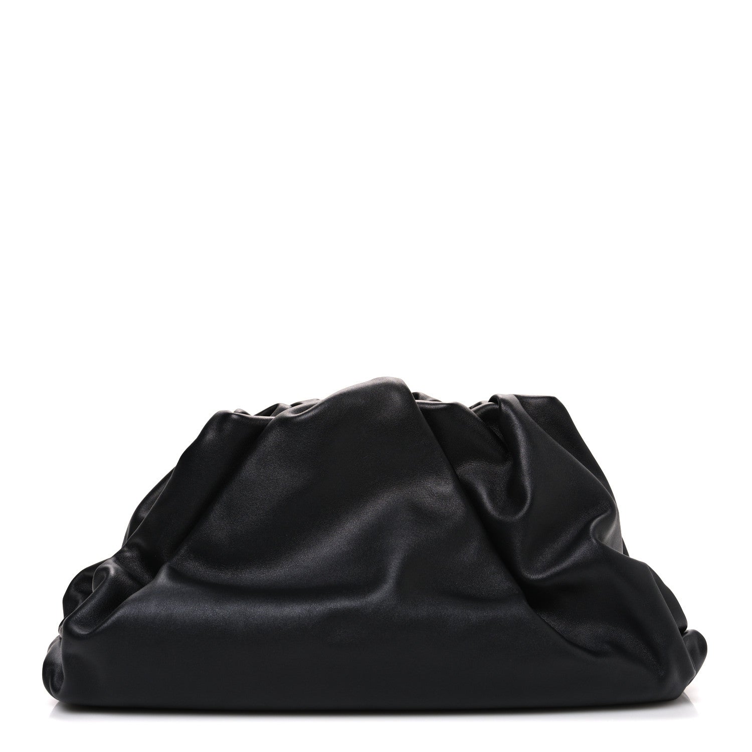 Bottega Veneta Smooth Butter Calf The Pouch Oversized Clutch Black 1 of 11