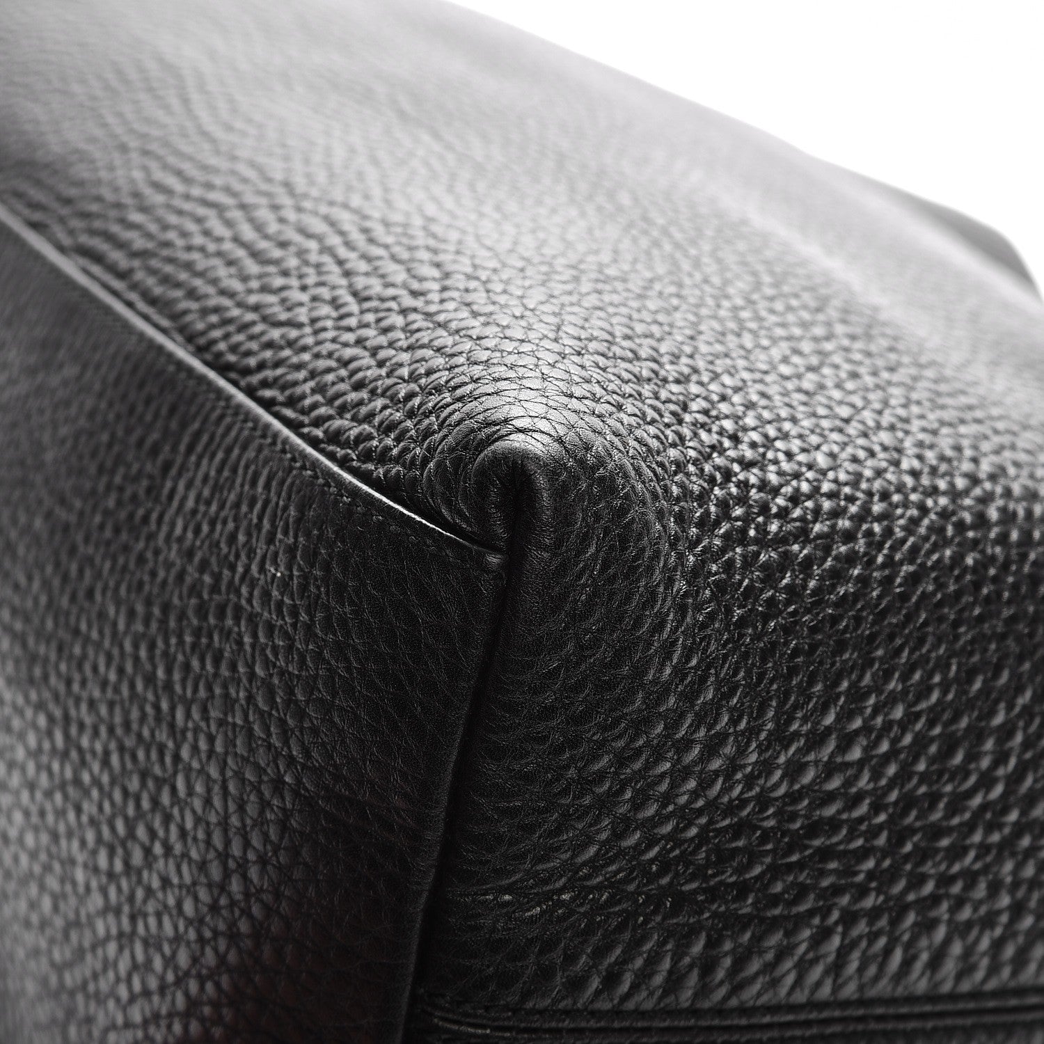 Gucci Pebbled Calfskin Medium Soho Chain Shoulder Bag Black 11 of 11