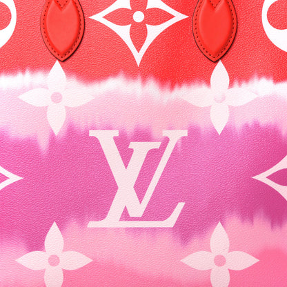 Louis Vuitton Monogram Escale Onthego GM Rouge 8 of 10