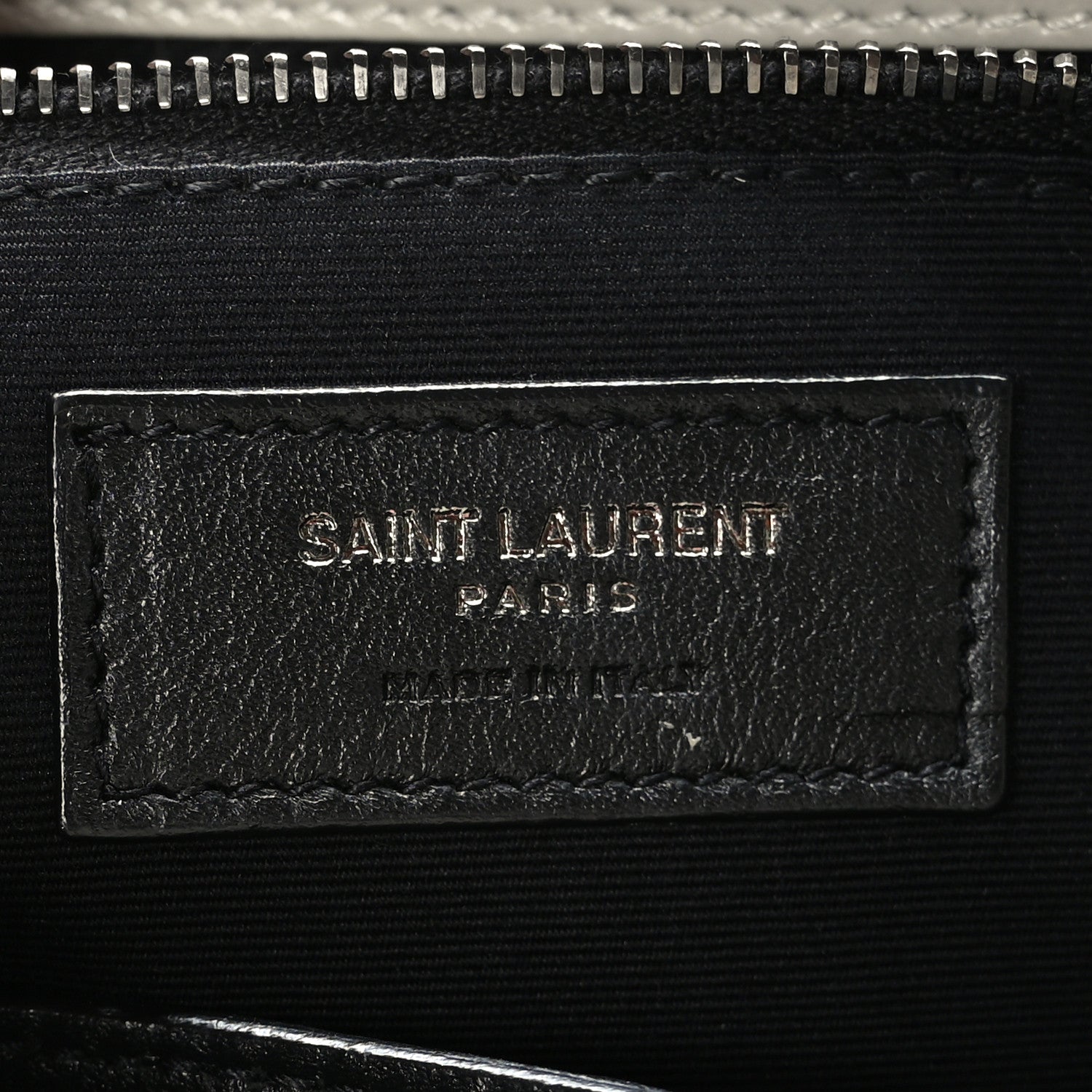 Saint Laurent Crinkled Calfskin Matelasse Monogram Medium Niki Chain Satchel Crema Soft 6 of 9