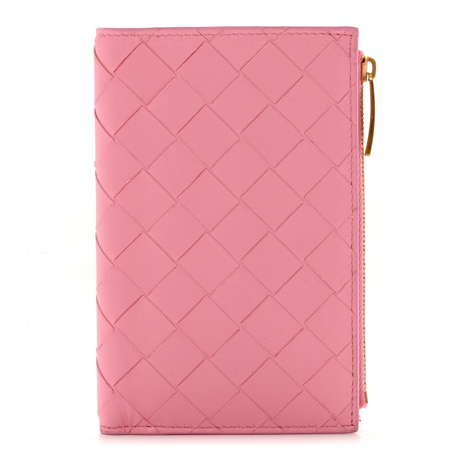 Bottega Veneta Nappa Intrecciato Cassette Bifold Zip Wallet Ribbon 1 of 7