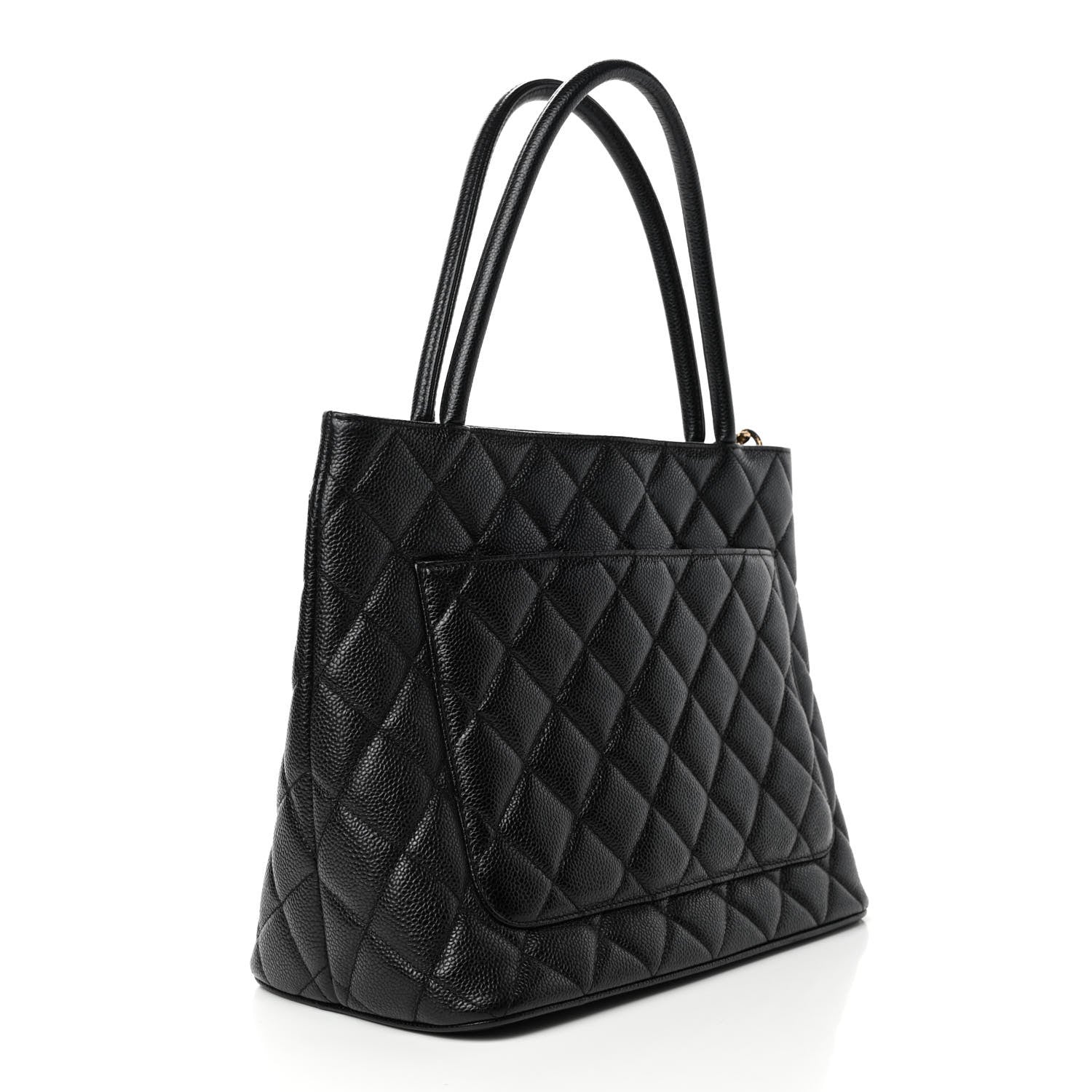 Chanel Caviar Quilted Medallion Tote Black 2 of 4