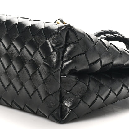 Bottega Veneta Nappa Intrecciato Small Andiamo Shoulder Bag Black 9 of 9