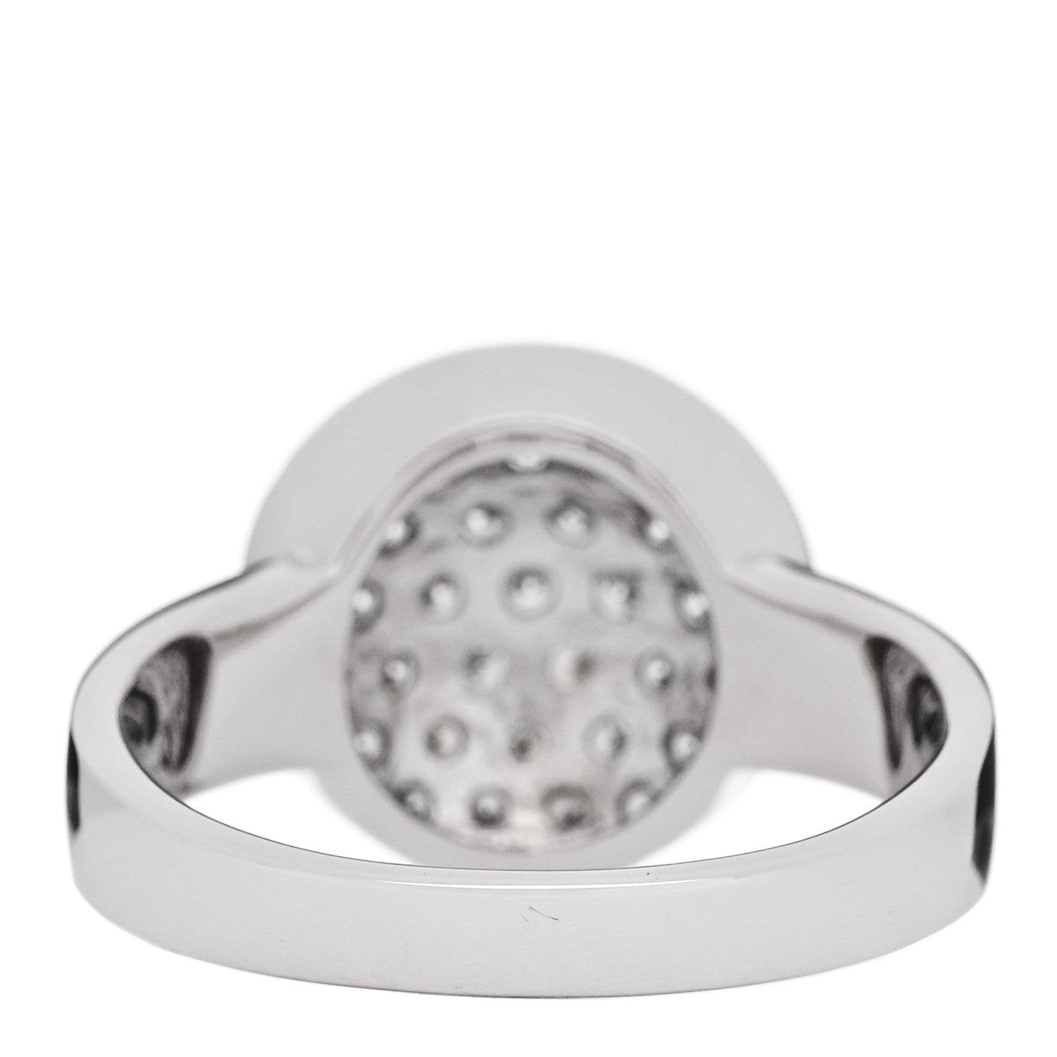Parker & West by FASHIONPHILE 18K White Gold Diamond .60ctw Round Pave Charm Ring  53 6.25 4 of 9