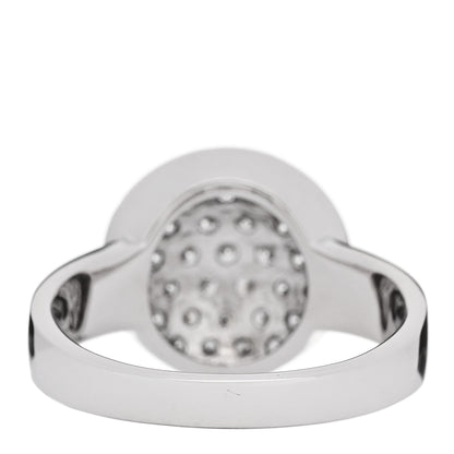 Parker & West by FASHIONPHILE 18K White Gold Diamond .60ctw Round Pave Charm Ring  53 6.25 4 of 9