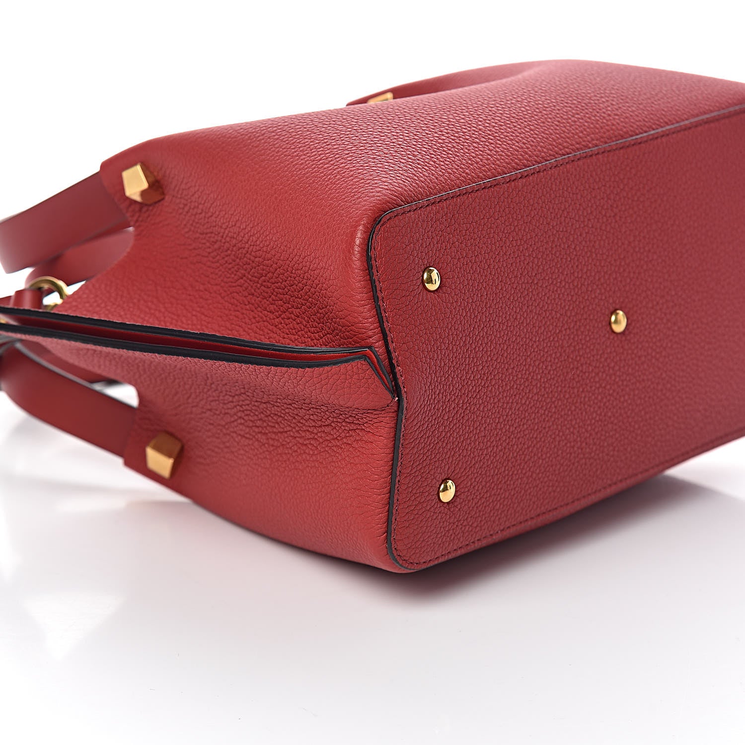 Valentino Garavani Grainy Calfskin Small VLogo Escape Shopper Rosso Valentino 7 of 8