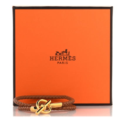Hermes Swift Glenan Double Tour Bracelet T2 Gold 5 of 5